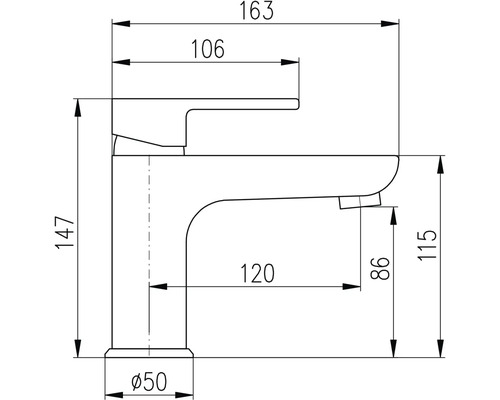 Technický nákres batérie s rozmermi