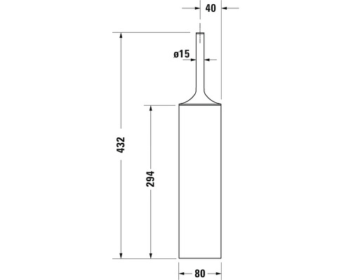 Technický výkres s rozmermi