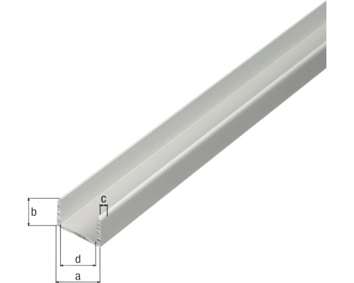 Hliníkový profil s rozmermi