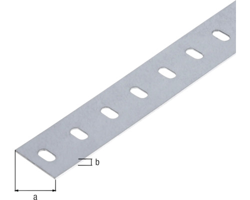 Dierovaná páska z kovu s otvormi