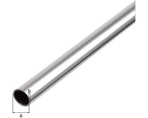 Kovová rúrka s rozmermi prierezu