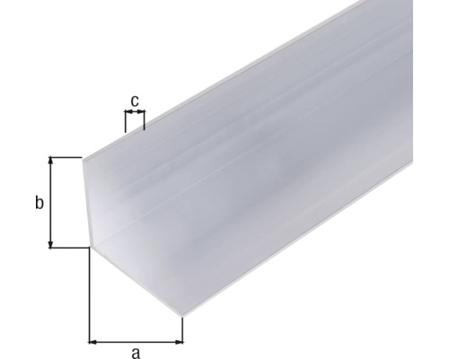 Hliníkový uholník s rozmermi