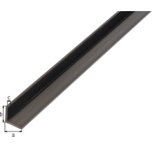 L profil PVC čierny 10x10x1 mm 1 m-thumb-1