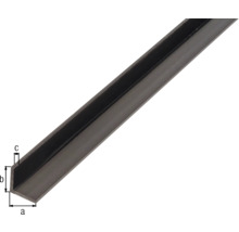 L profil PVC čierny 25x25x1,8 mm 1 m-thumb-1