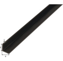 L profil PVC čierny 25x25x1,8 mm 2 m-thumb-1