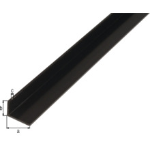 L profil PVC čierny 40x10x2 mm 2 m-thumb-1