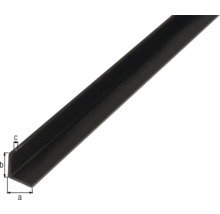 L profil PVC čierny 15x15x1,2 mm 2 m-thumb-1