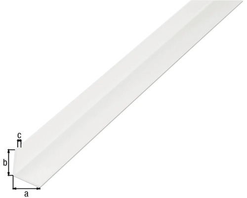 Plastová rohová lišta s rozmermi