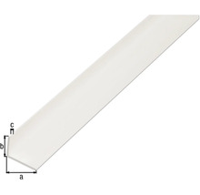 L profil PVC biely 25x20x2 mm 1 m-thumb-1