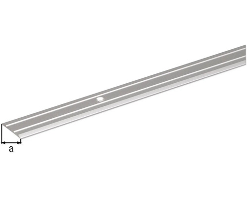 Hliníkový profil hrany schodu s otvorom