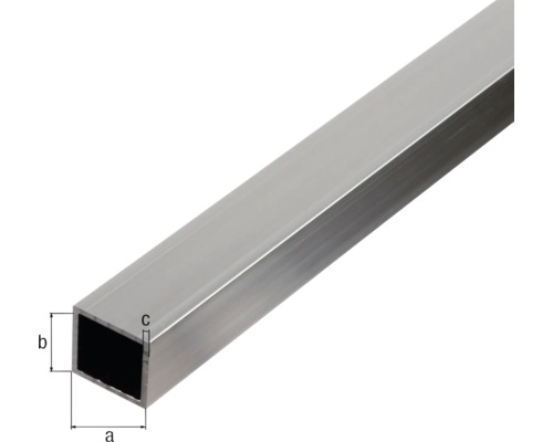 Hliníková štvorhranná rúrka