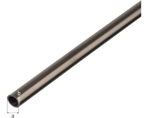 Kovová rúrka s uvedením priemeru