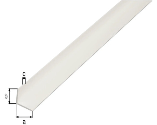 Plastová lišta s rozmermi