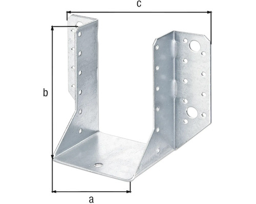 Oceľová pätka trámu s rozmermi