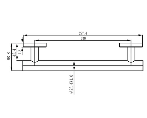Technický výkres s rozmermi