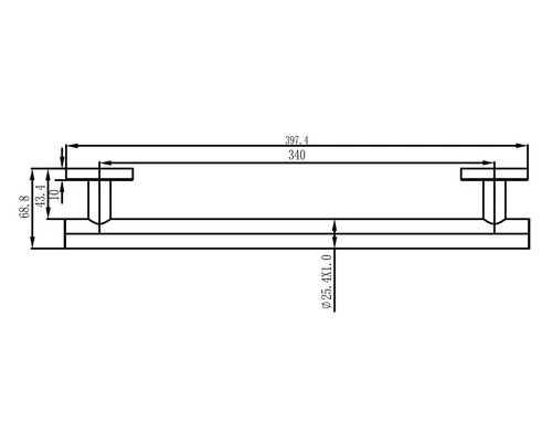 Technický výkres s rozmermi