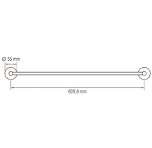 Držiak na osušku Lenz NERO čierny cca 60 cm-thumb-5 Držiak na osušku Lenz NERO čierny cca 60 cm-thumb-5