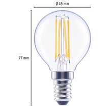 Žiarovka E14 LED, priemer 45 mm a dĺžka 77 mm