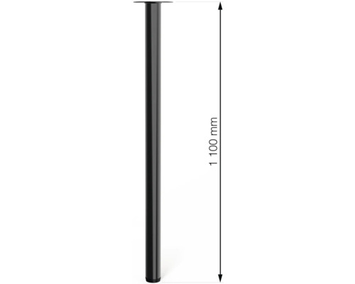 Kovová noha stola, dĺžka 1100 mm