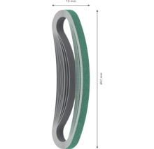 Brúsny pás s rozmermi 13 mm x 457 mm