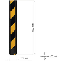 Ochranný penový pás 500x70mm, samolepiaci-thumb-3 Ochranný penový pás 500x70mm, samolepiaci-thumb-3