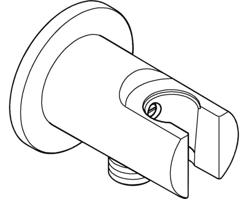 Držiak sprchovej tyče na montáž na stenu