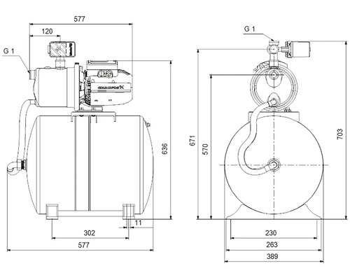 Rozmery domácej vodárne