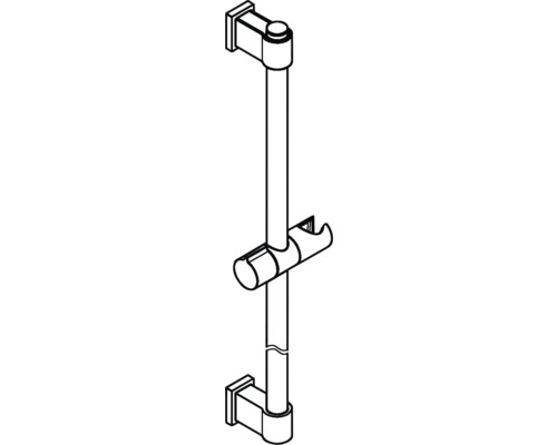 Sprchová tyč na montáž na stenu