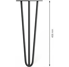 Oceľová noha stola, výška 406 mm