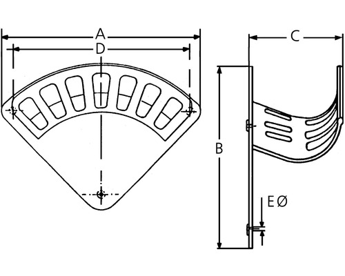 Technický nákres káblovej trasy s rozmermi