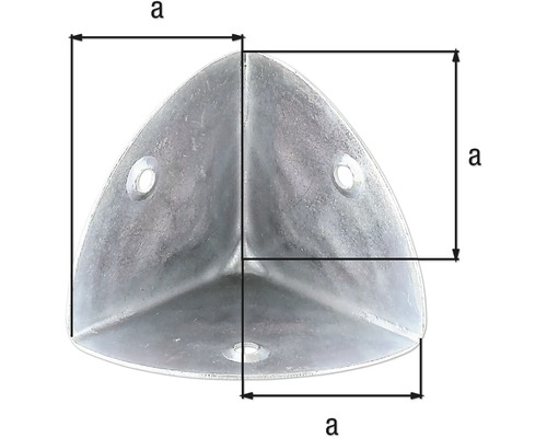 Rohový chránič s rozmerom a