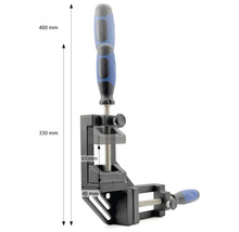 Uhlová svorka so skrutkovou svorkou a rukoväťou