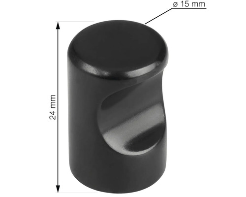Kryt s rozmermi 15 mm v priemere a 24 mm na dĺžku