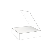 Otvorený plastový box