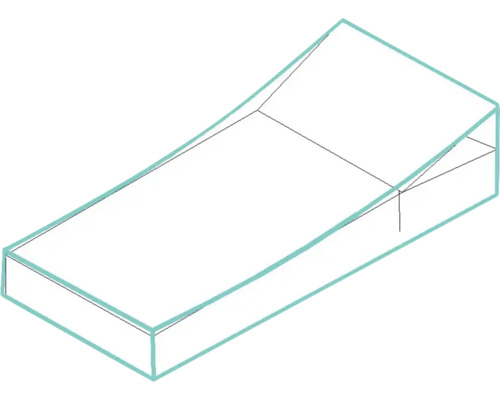 Schéma záhradného schodiska s blokovými schodmi