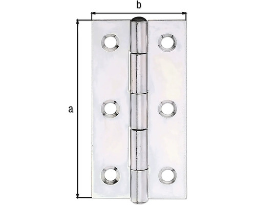 Obrázok dverového závesu s rozmermi a a b.